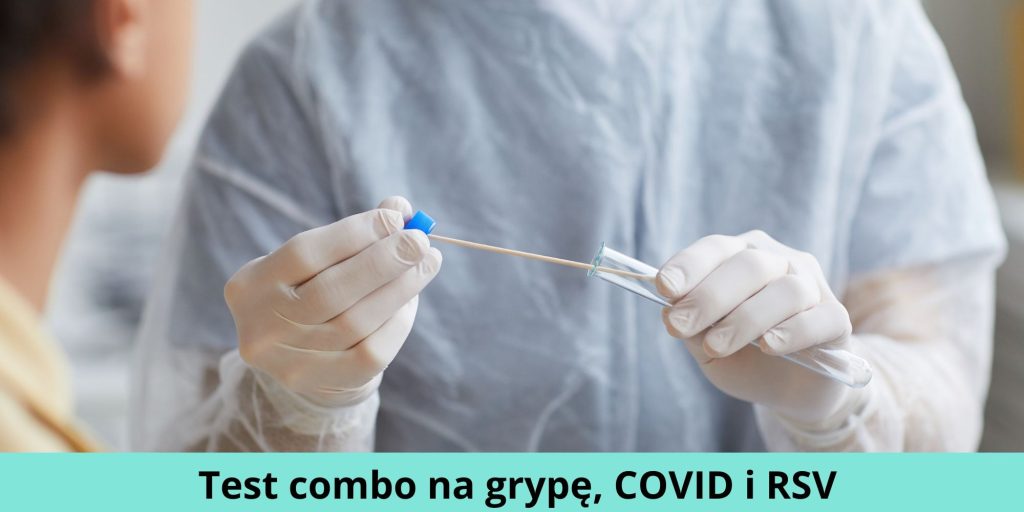 Test combo na grypę, COVID i RSV